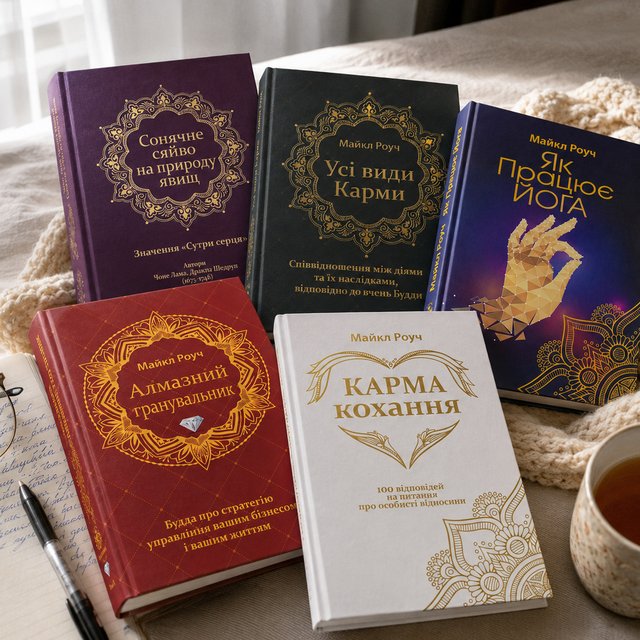 Книги на ліжку — затишне читання